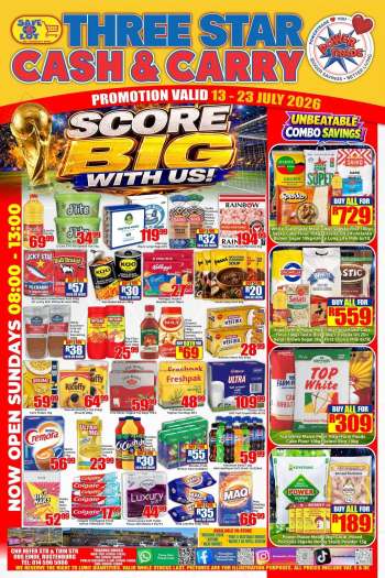 Three Star Cash and Carry catalogue  - 13/07/2026 - 23/07/2026.
