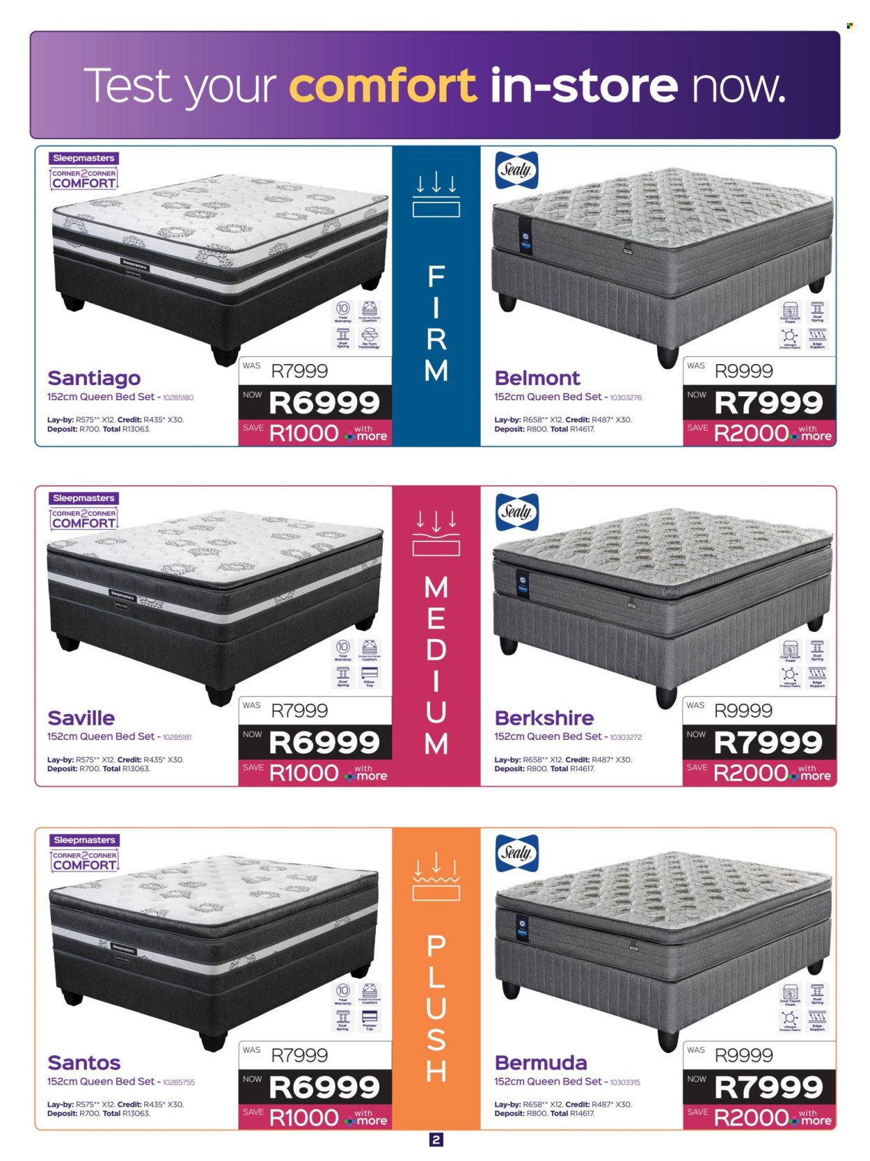 Sleepmasters specials - 16/07/2026 - 19/08/2026. Page 2