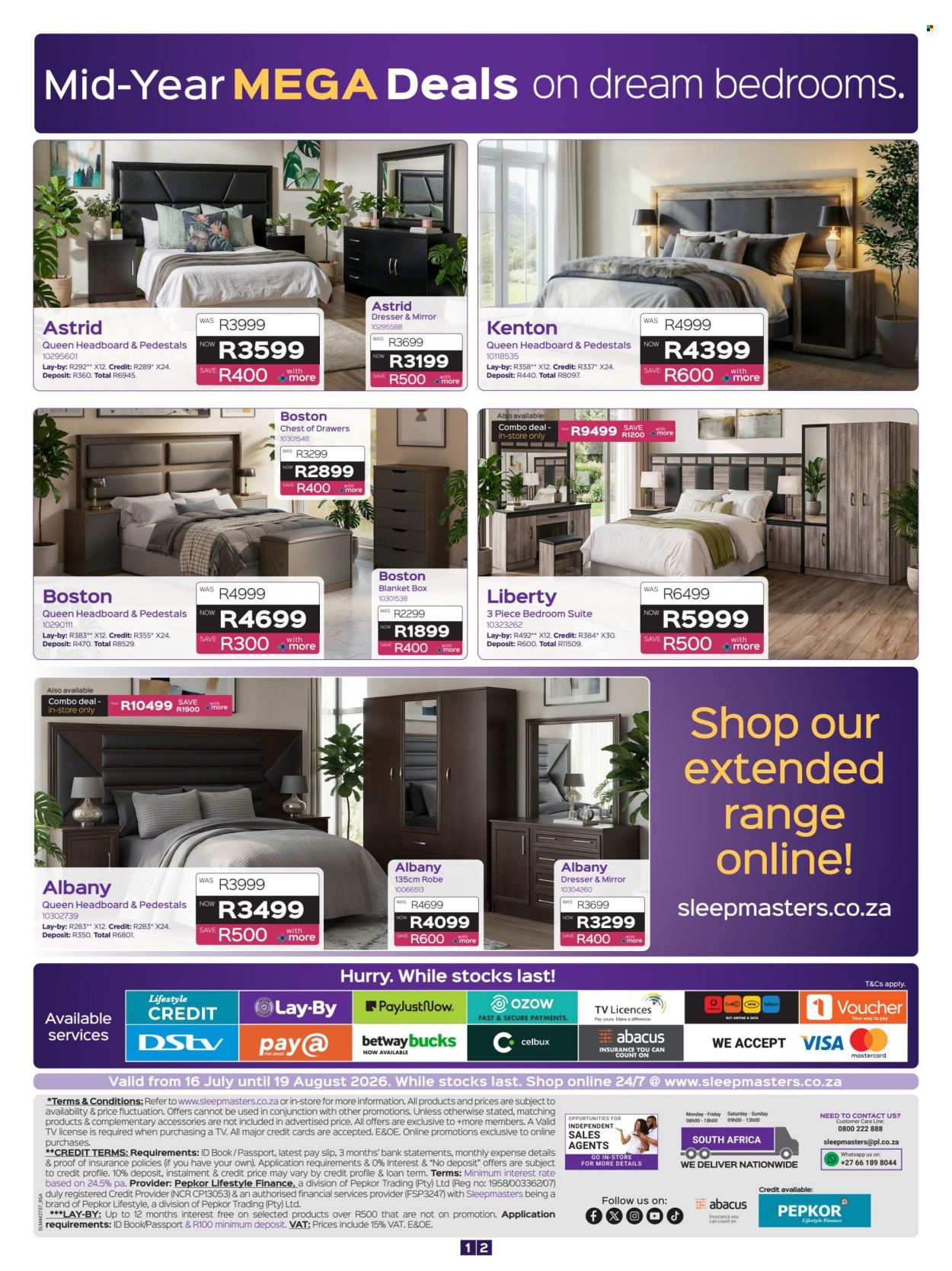 Sleepmasters specials - 16/07/2026 - 19/08/2026. Page 12