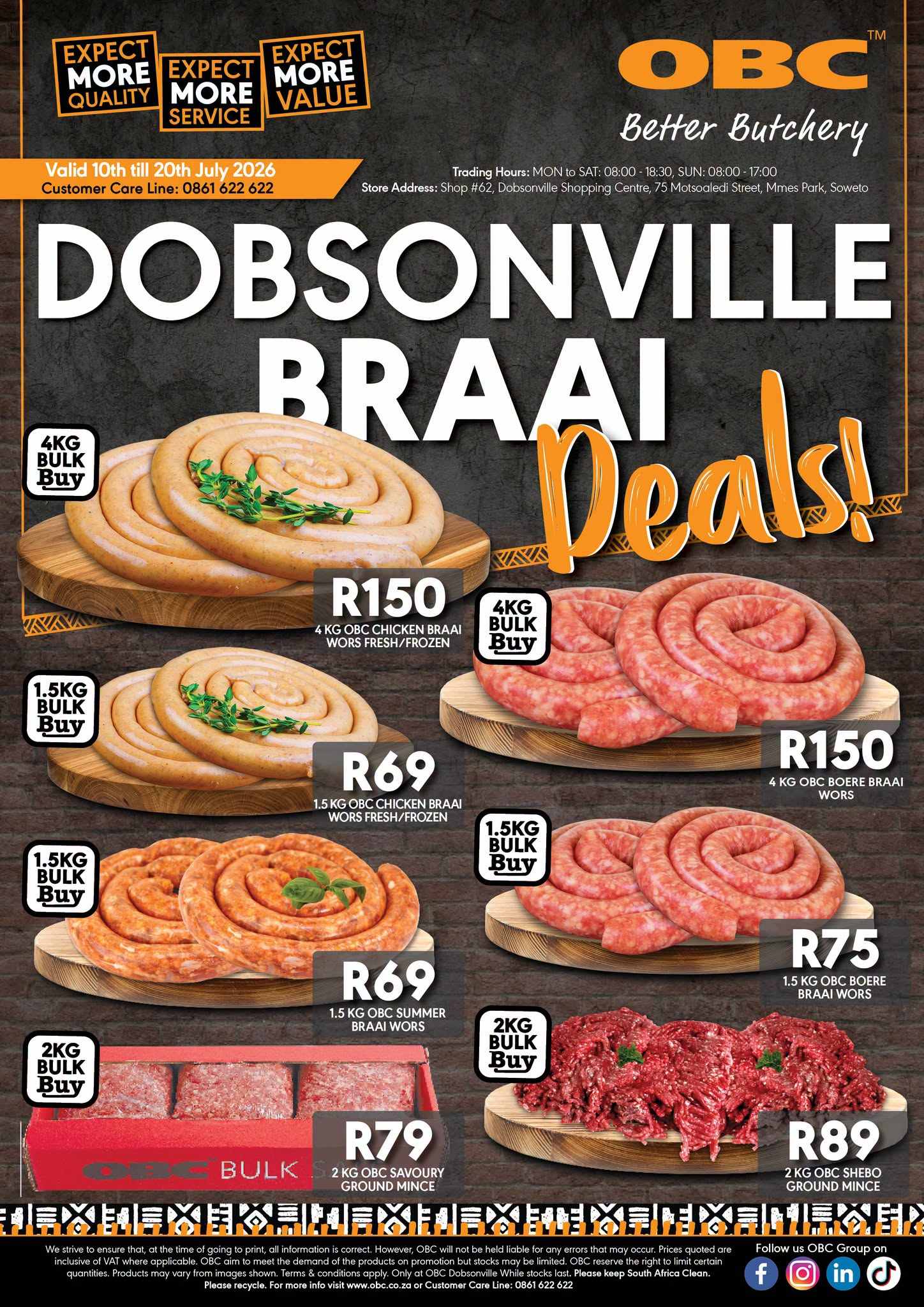OBC specials - 10/07/2026 - 20/07/2026. Page 1