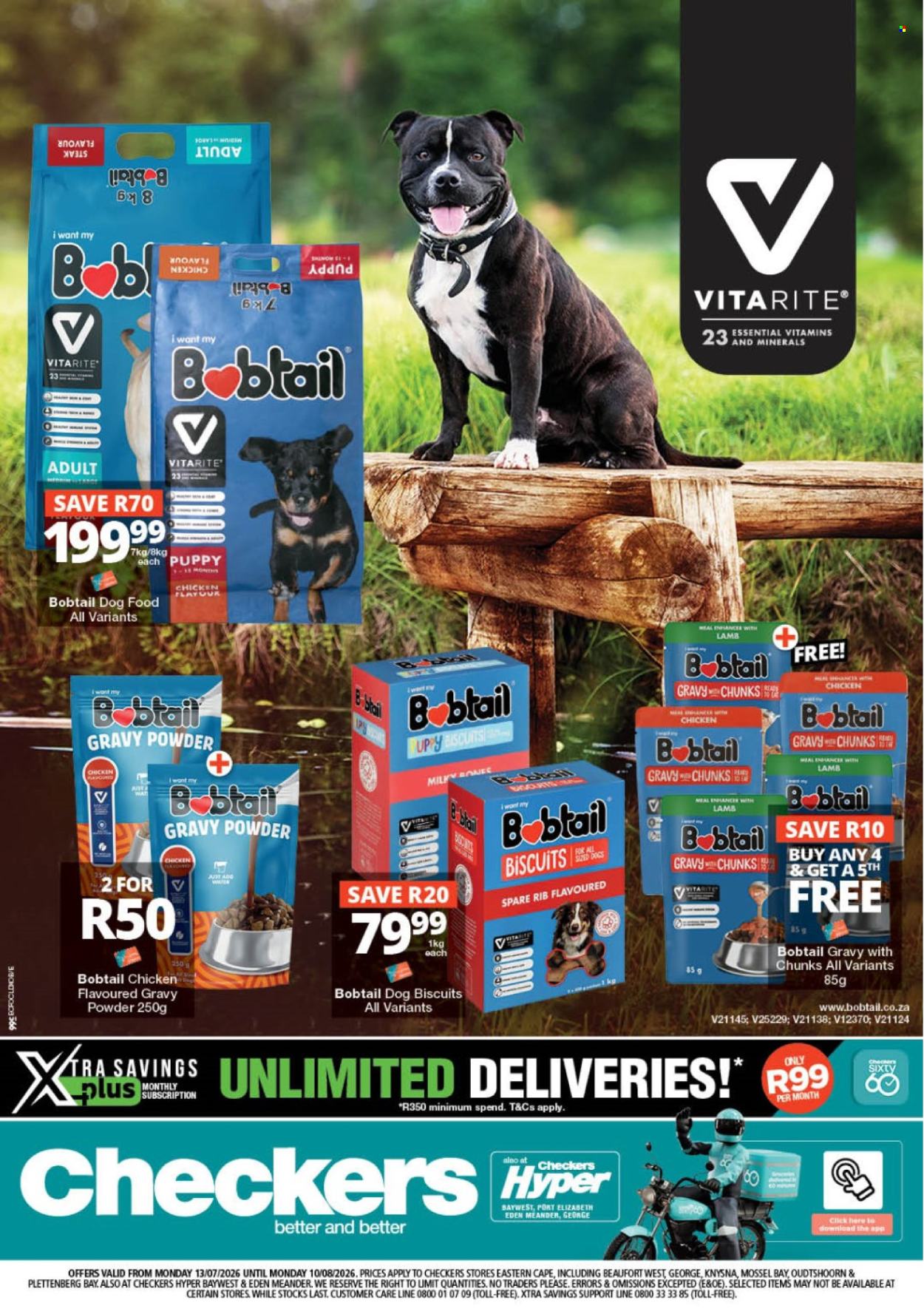 Checkers specials - 13/07/2026 - 10/08/2026. Page 1