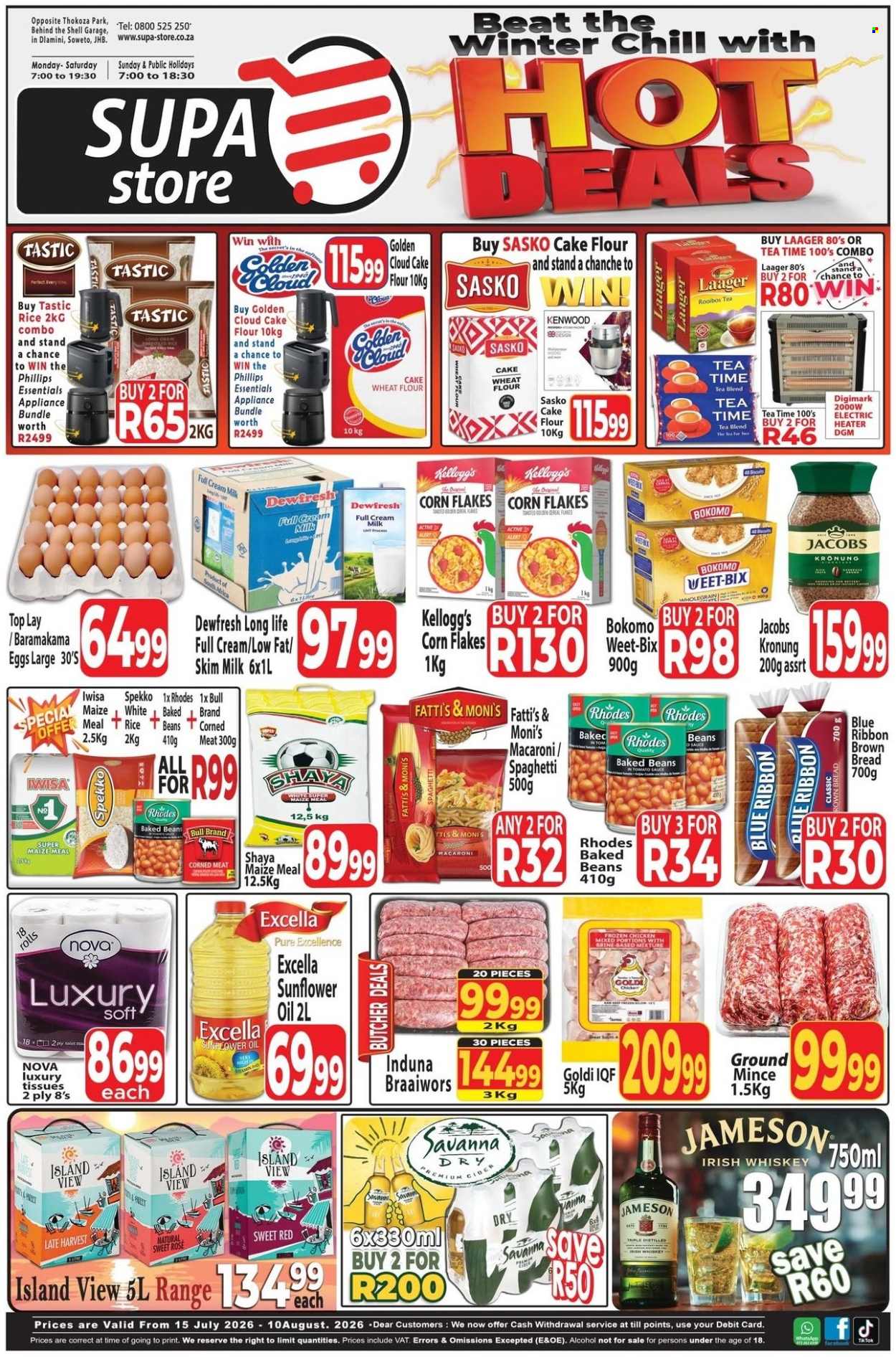 Supa Store specials - 15/07/2026 - 10/08/2026. Page 1