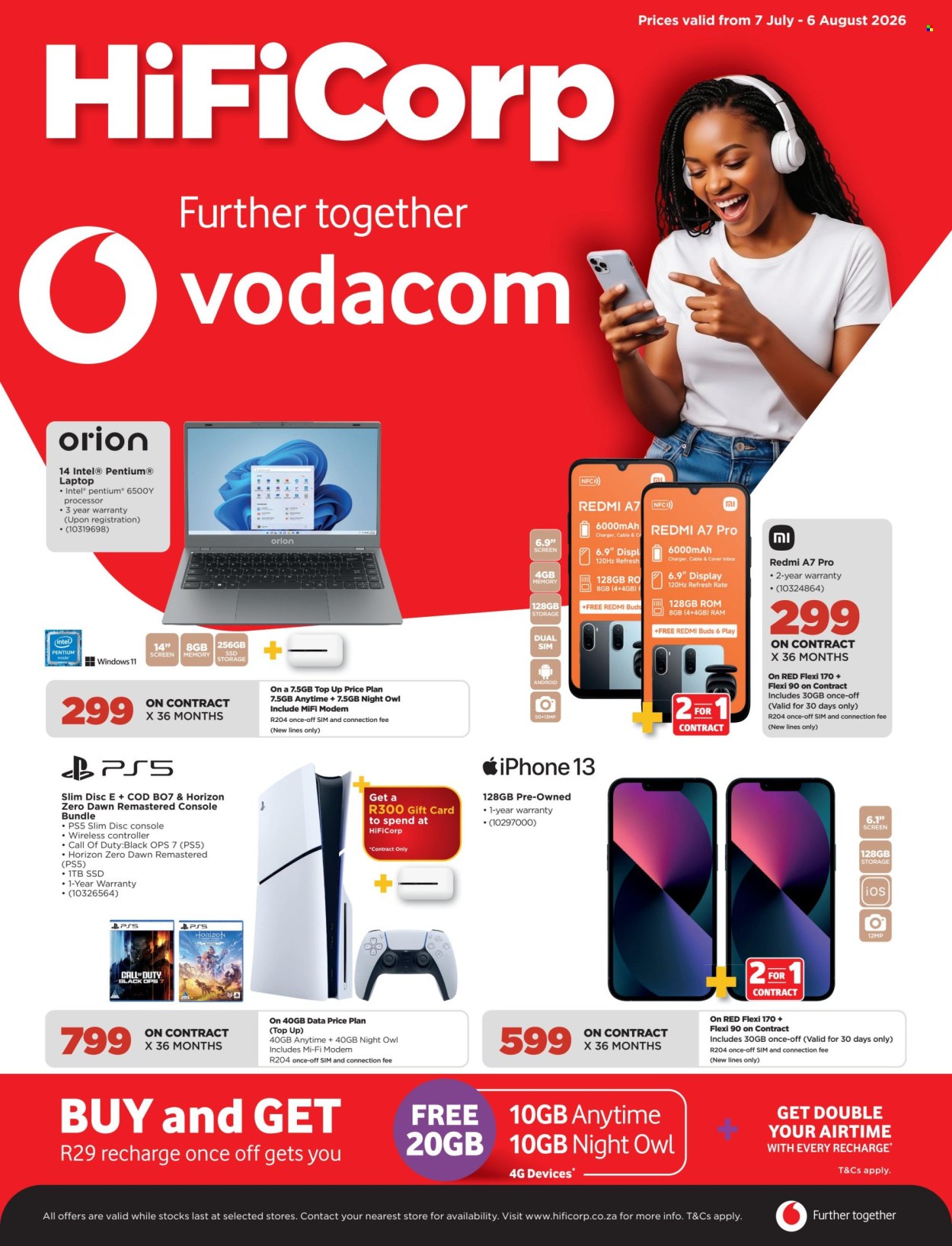 HiFi Corp specials - 07/07/2026 - 06/08/2026. Page 1