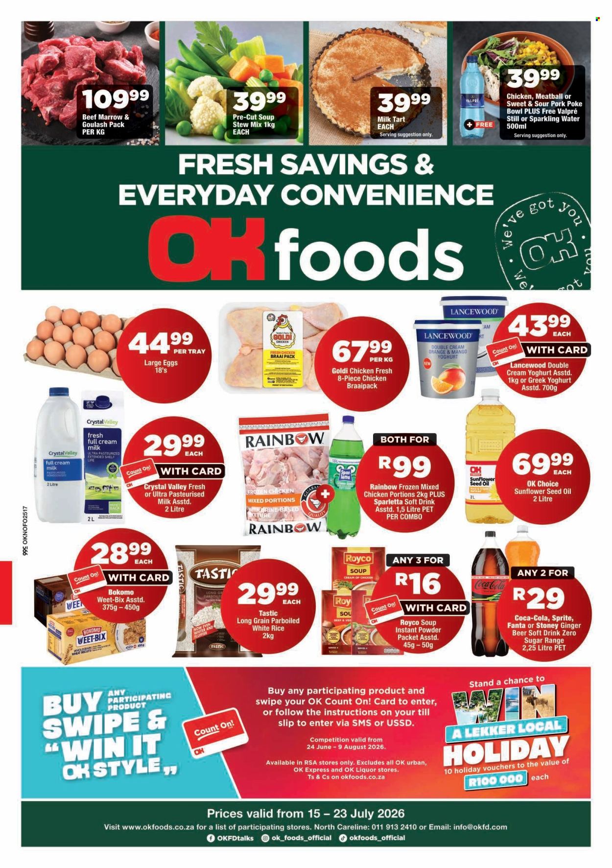 OK Foods specials - 15/07/2026 - 23/07/2026. Page 1