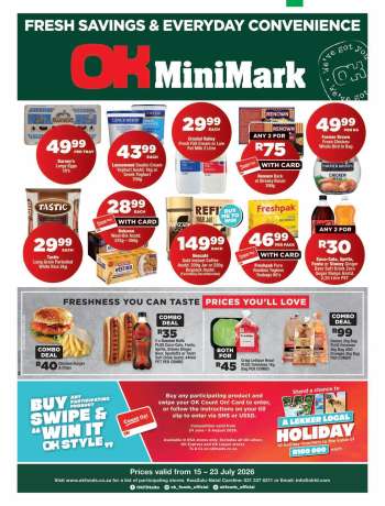 OK Foods catalogue  - 15/07/2026 - 23/07/2026.