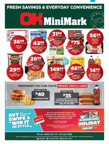 OK Foods catalogue  - 15/07/2026 - 23/07/2026.