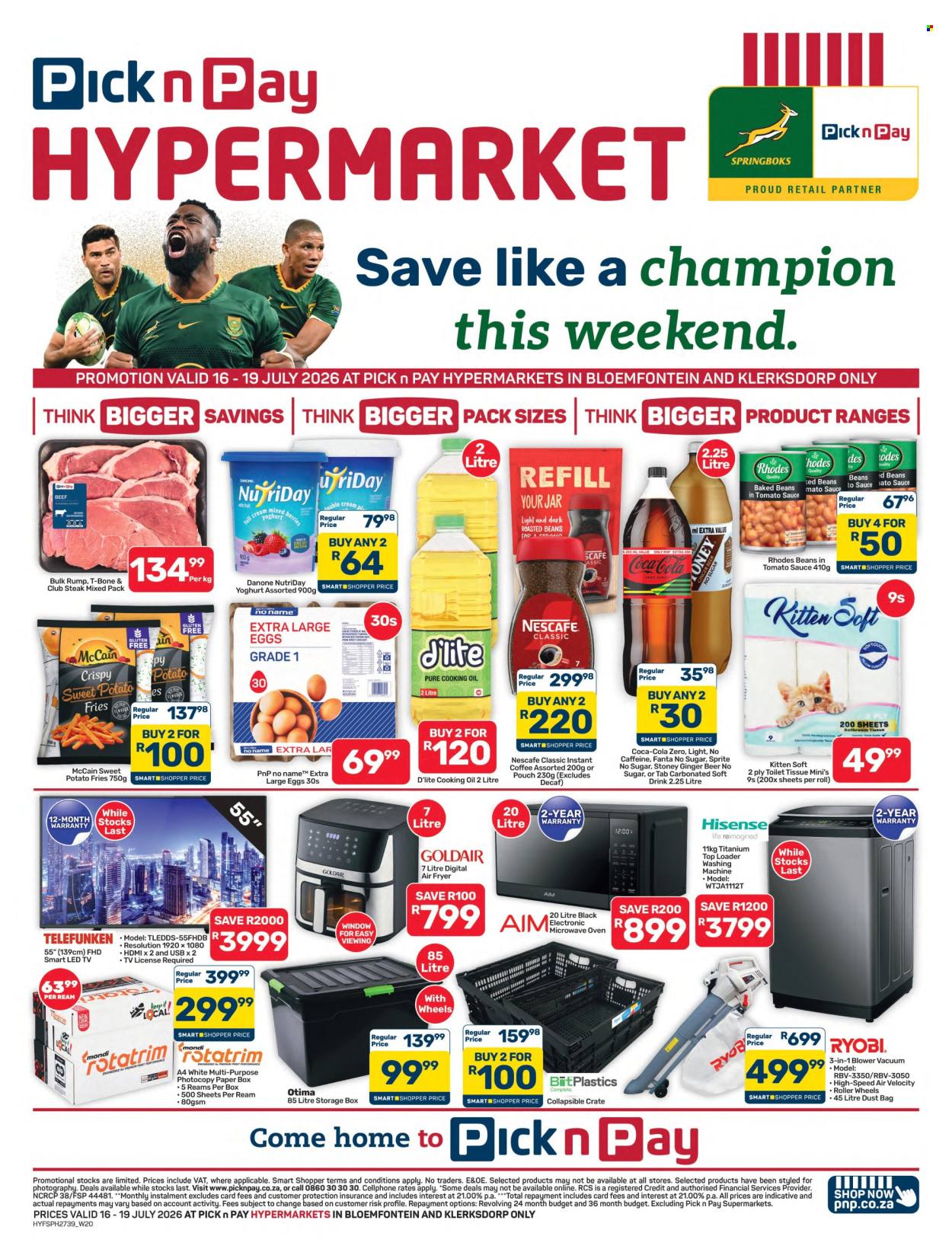 Pick n Pay Hypermarket specials - 16/07/2026 - 19/07/2026. Page 1