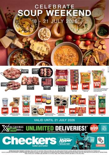 Checkers catalogue  - 18/07/2026 - 21/07/2026.