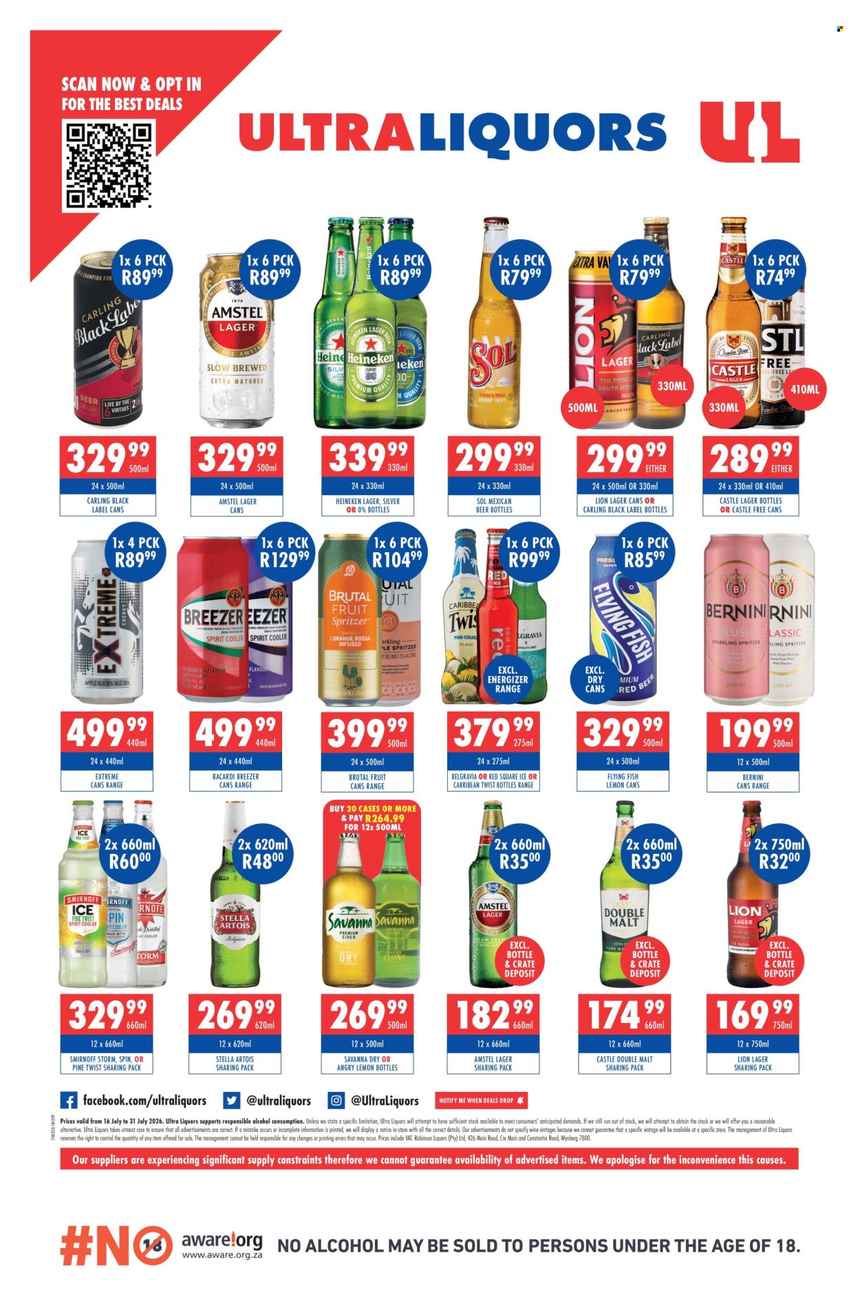 Ultra Liquors specials - 16/07/2026 - 31/07/2026. Page 4