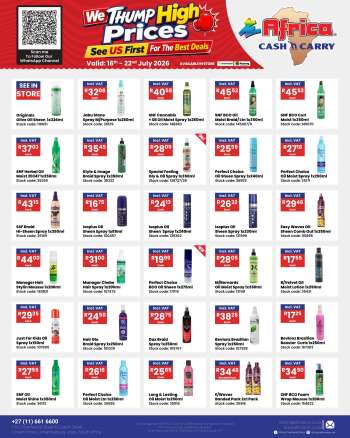 Africa Cash & Carry catalogue  - 16/07/2026 - 22/07/2026.