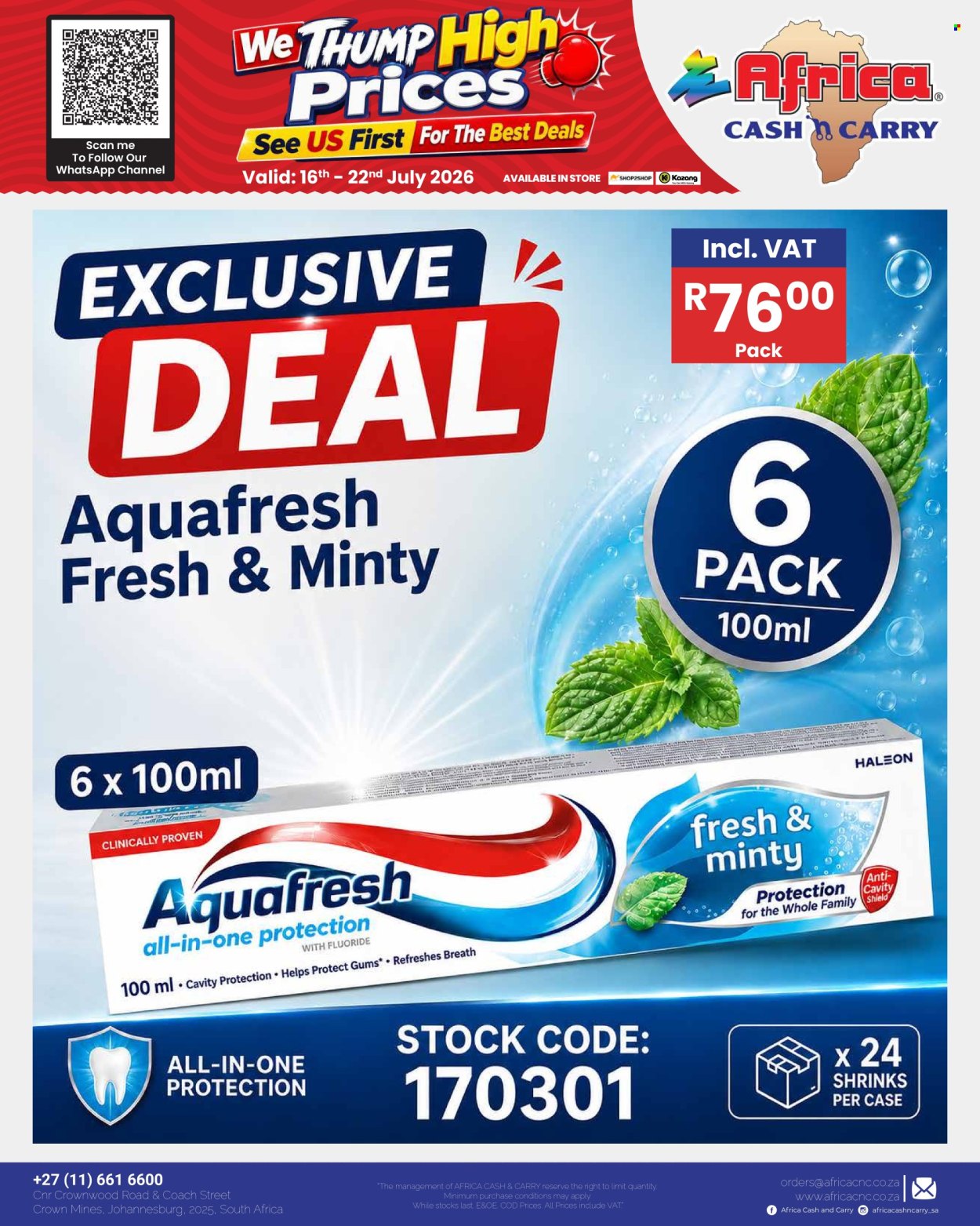 Africa Cash & Carry specials - 16/07/2026 - 22/07/2026. Page 16