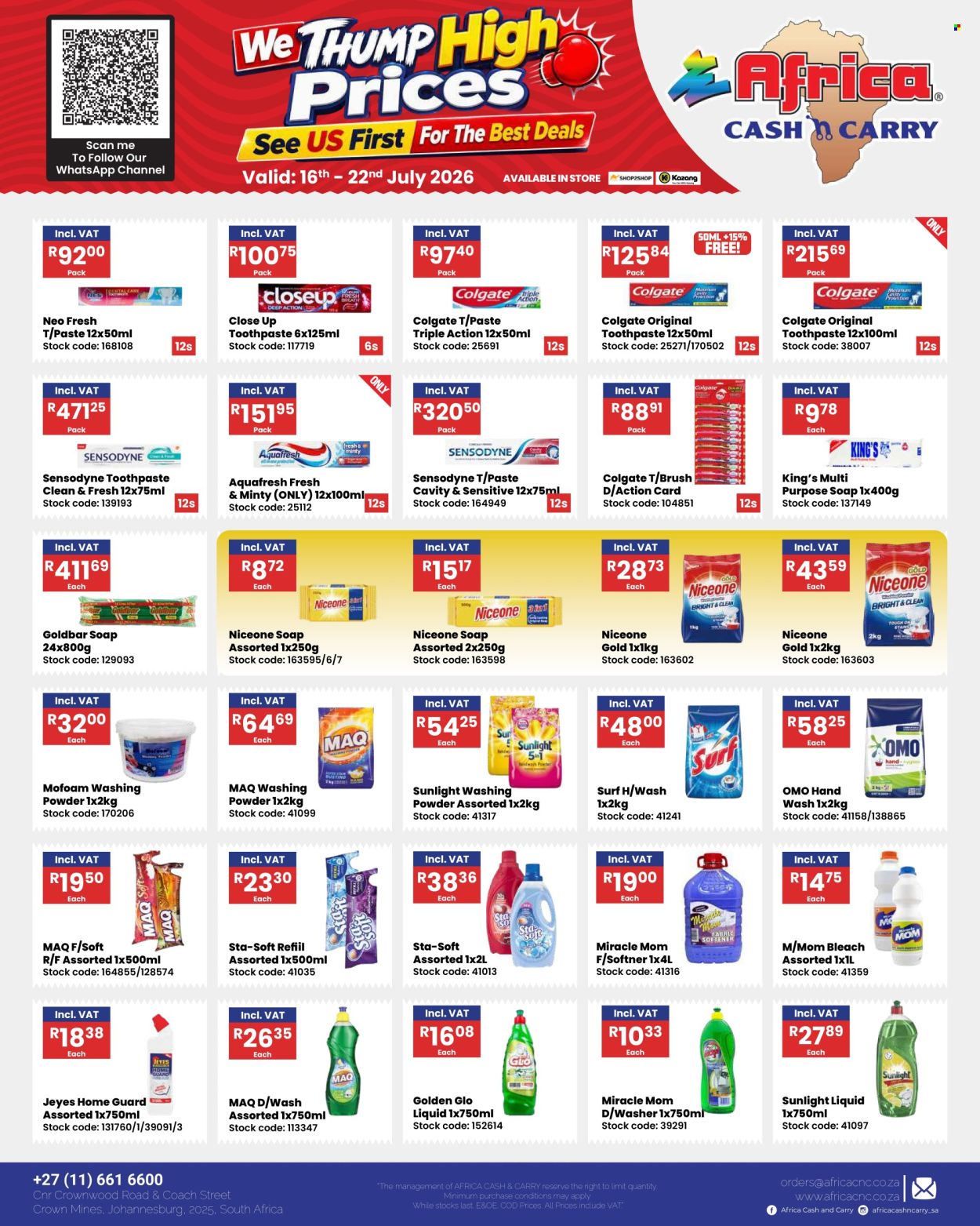 Africa Cash & Carry specials - 16/07/2026 - 22/07/2026. Page 17