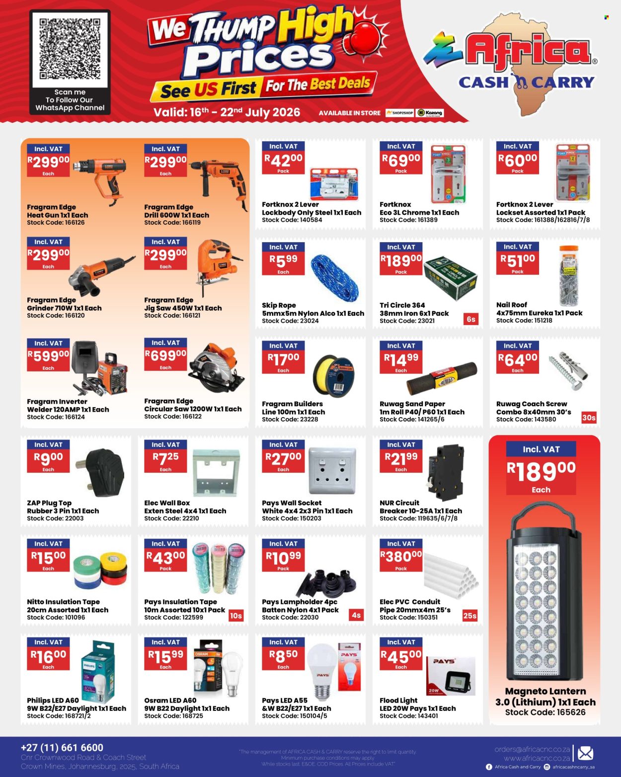 Africa Cash & Carry specials - 16/07/2026 - 22/07/2026. Page 38