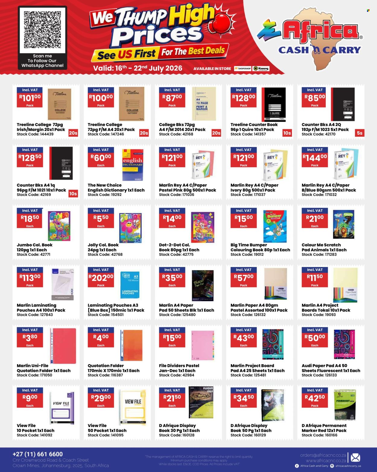 Africa Cash & Carry specials - 16/07/2026 - 22/07/2026. Page 56