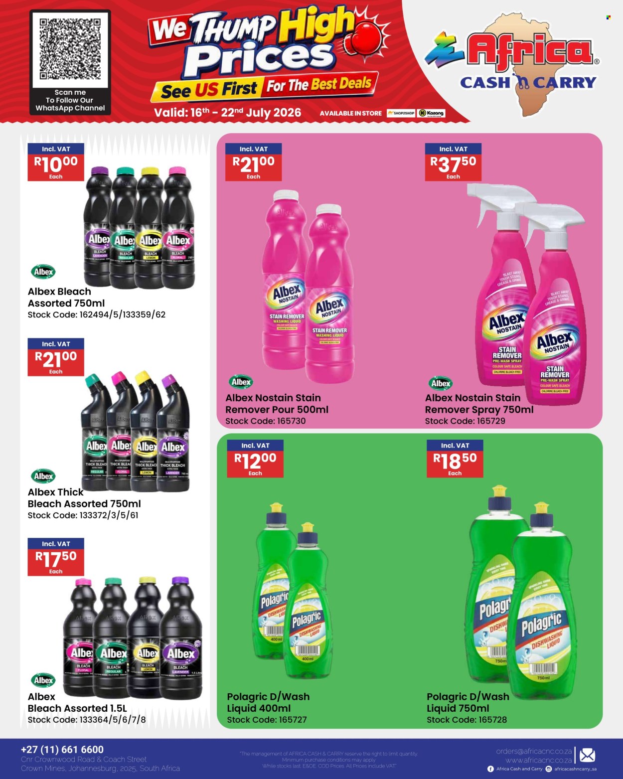 Africa Cash & Carry specials - 16/07/2026 - 22/07/2026. Page 66
