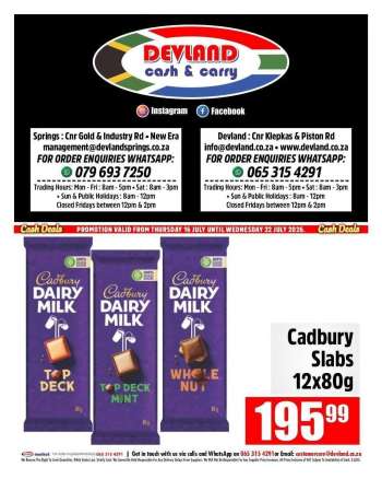 Devland catalogue  - 16/07/2026 - 22/07/2026.