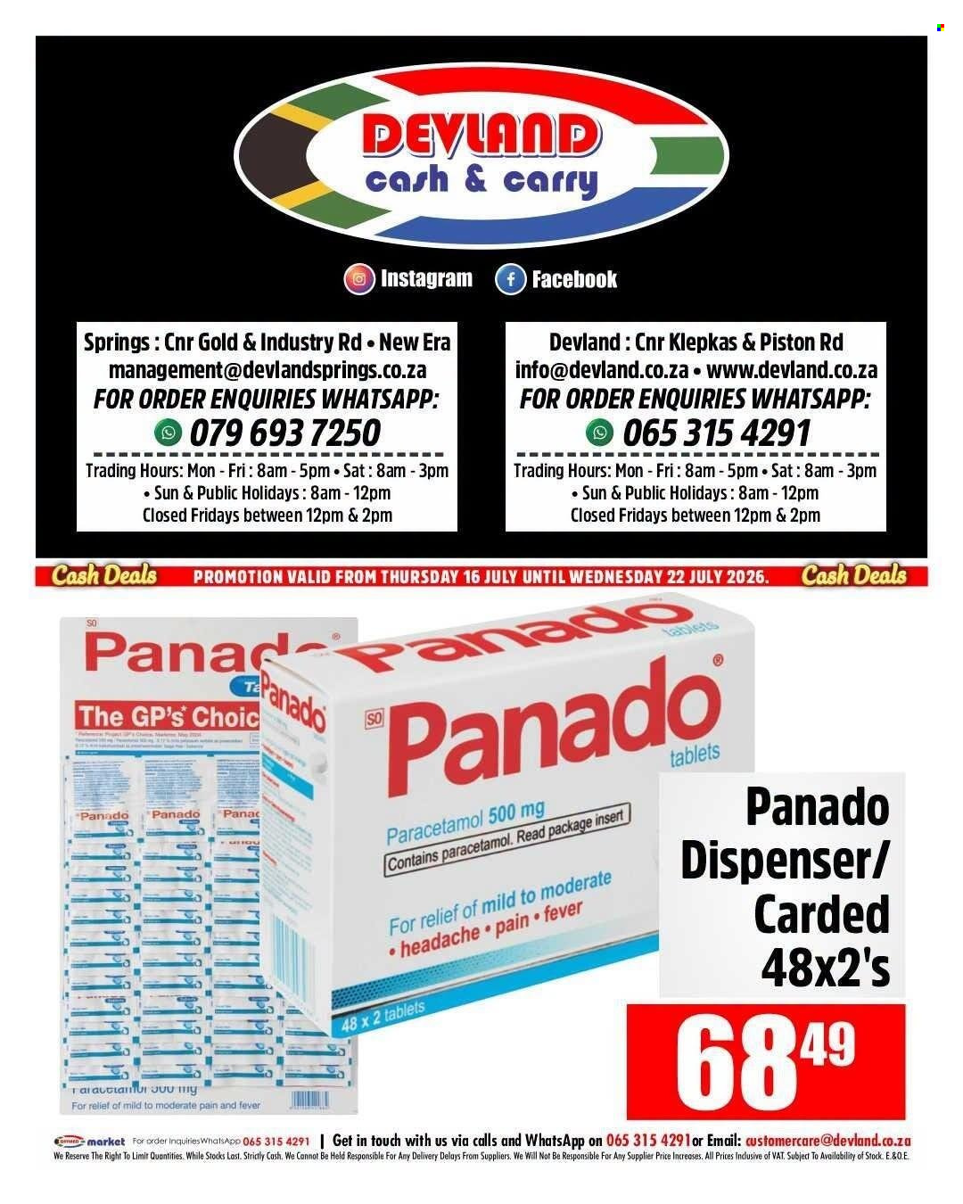 Devland specials - 16/07/2026 - 22/07/2026. Page 4