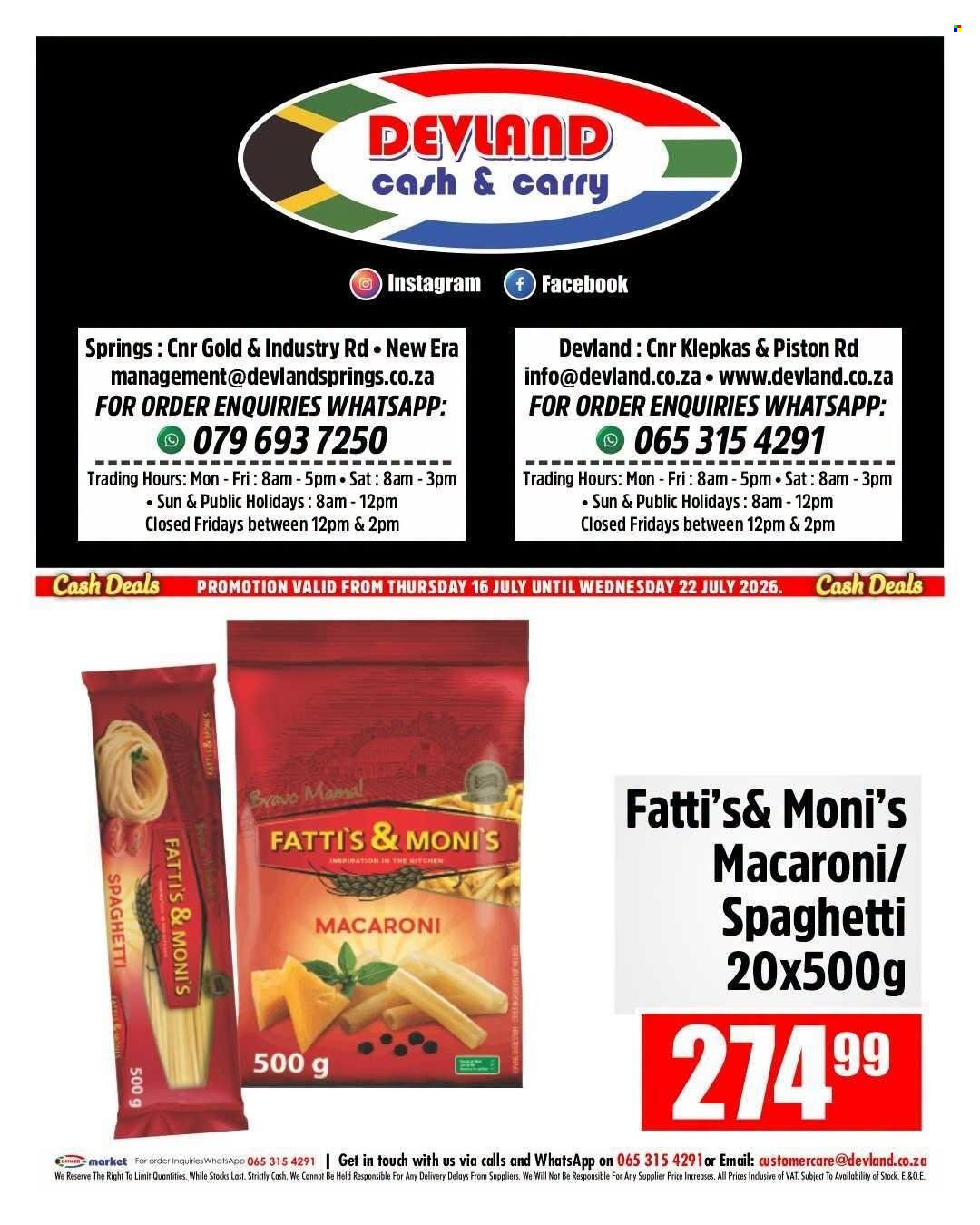Devland specials - 16/07/2026 - 22/07/2026. Page 5