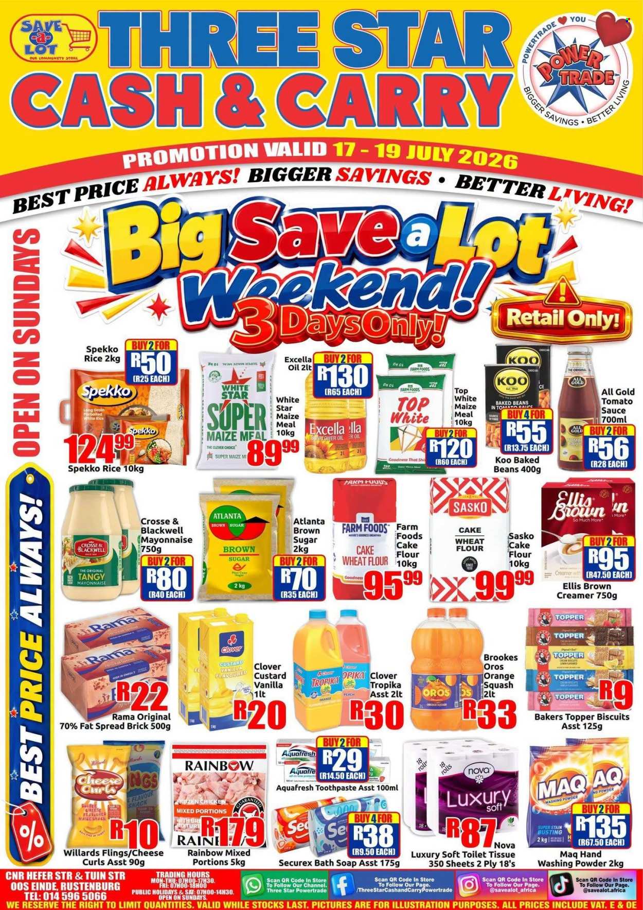 Three Star Cash and Carry specials - 17/07/2026 - 19/07/2026. Page 1