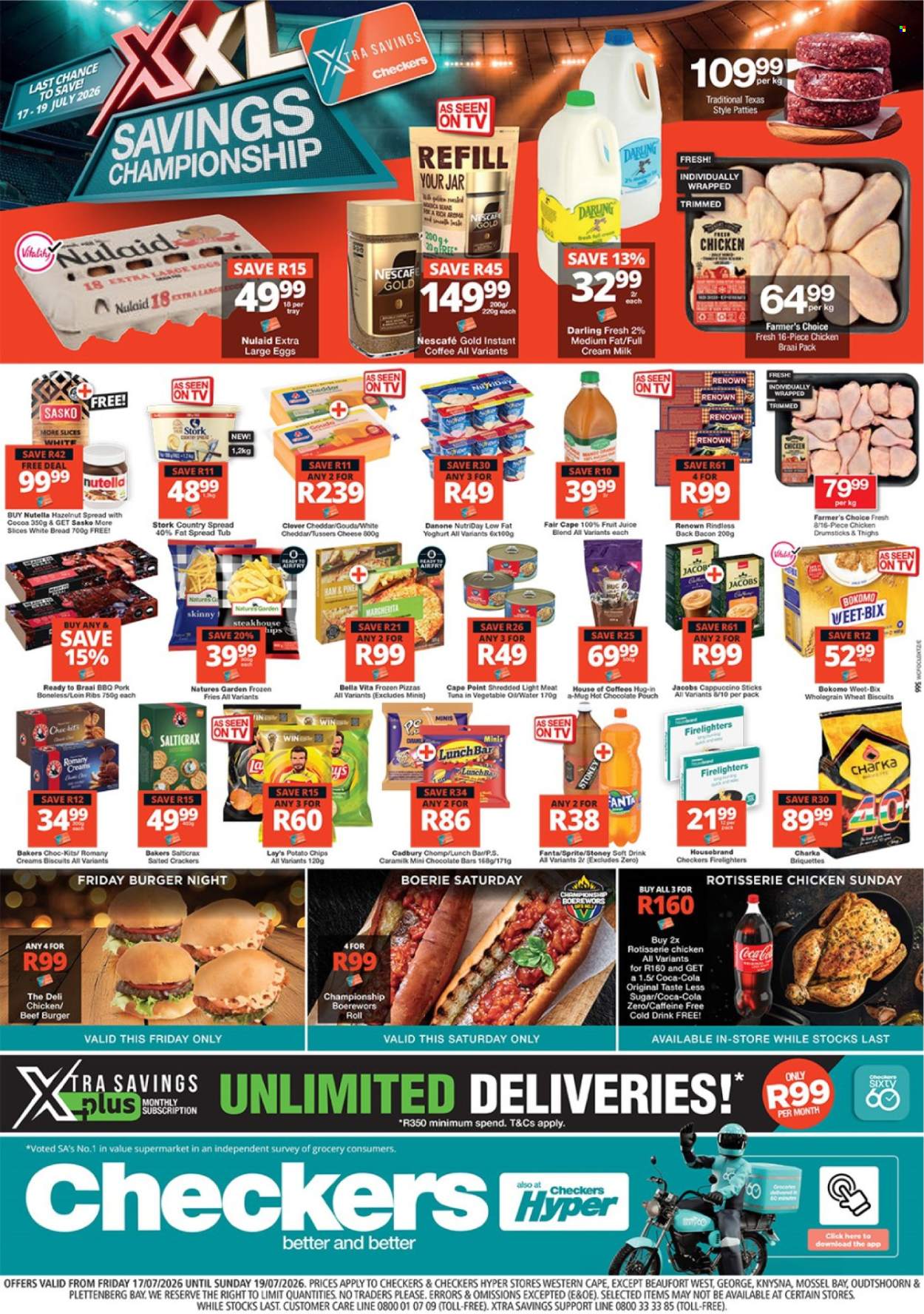 Checkers specials - 17/07/2026 - 19/07/2026. Page 1