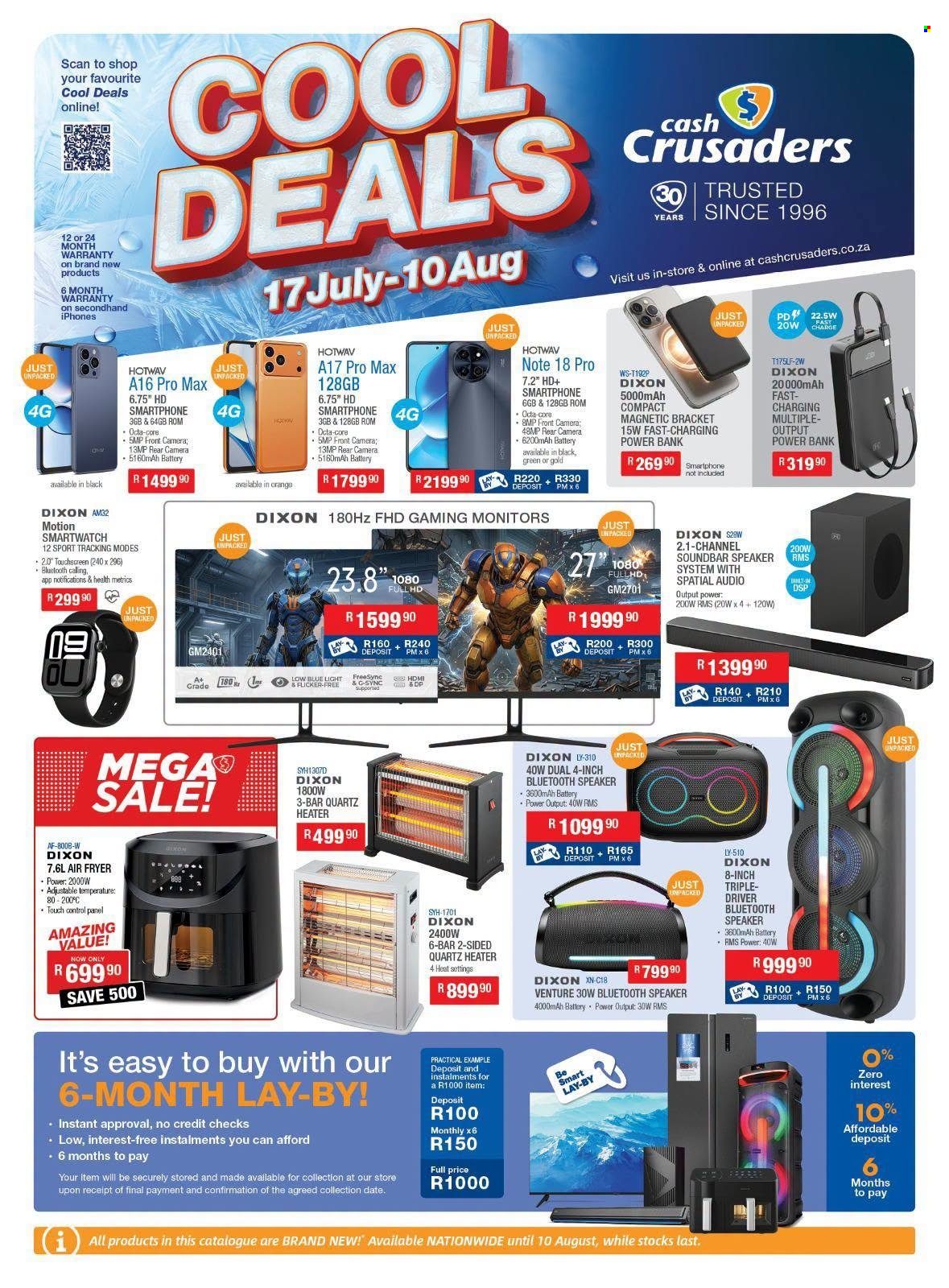 Cash Crusaders specials - 17/07/2026 - 10/08/2026. Page 1