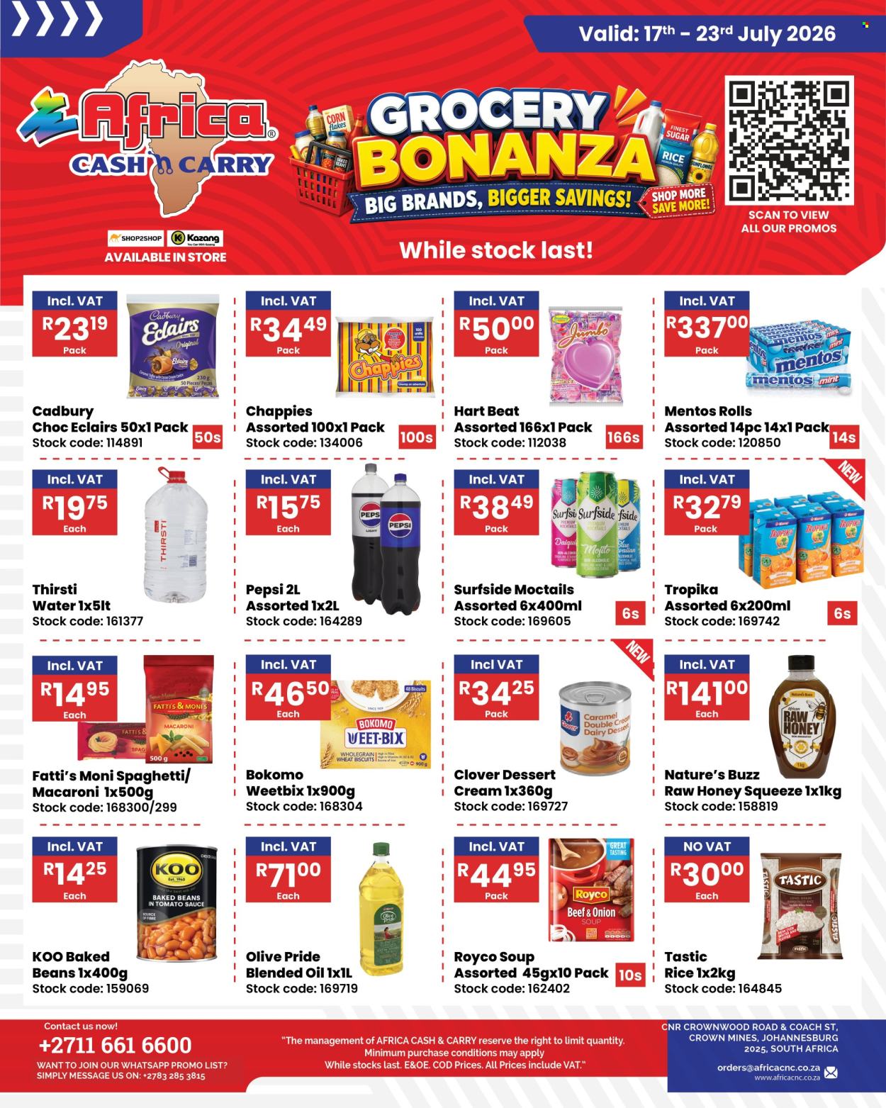 Africa Cash & Carry specials - 17/07/2026 - 23/07/2026. Page 1