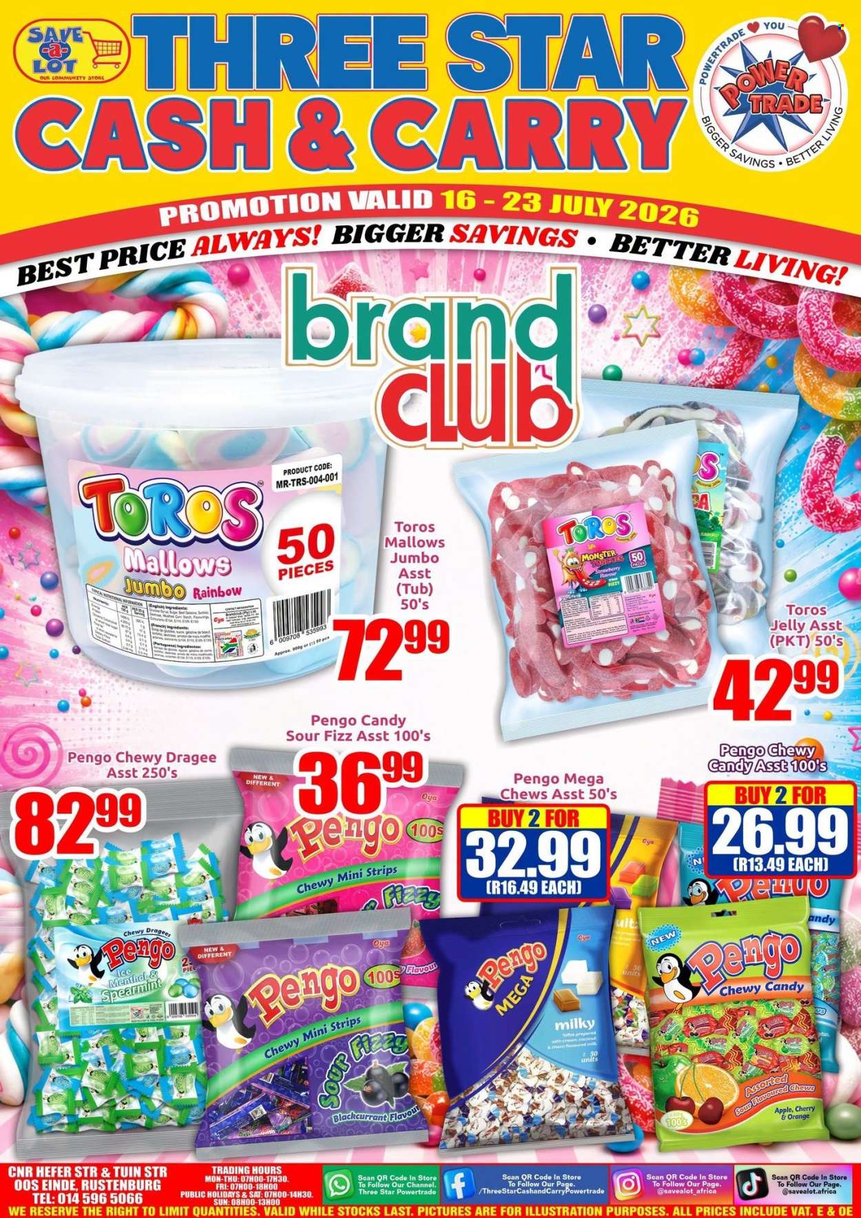 Three Star Cash and Carry specials - 16/07/2026 - 23/07/2026. Page 1