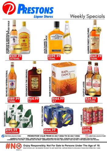 Prestons Liquor Stores catalogue  - 16/07/2026 - 22/07/2026.