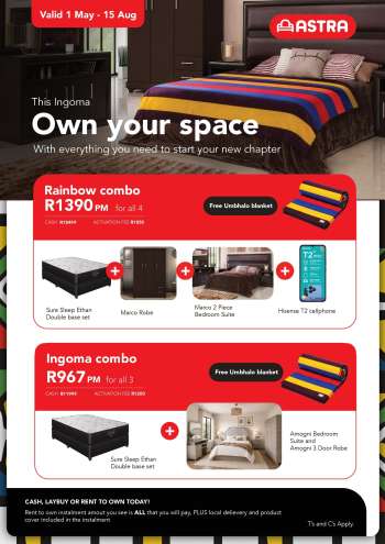 Astra Furnishers catalogue  - 01/05/2026 - 15/08/2026.