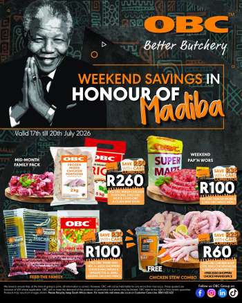 OBC catalogue  - 17/07/2026 - 20/07/2026.
