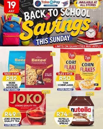 Take n Pay catalogue  - 19/07/2026 - 19/07/2026.