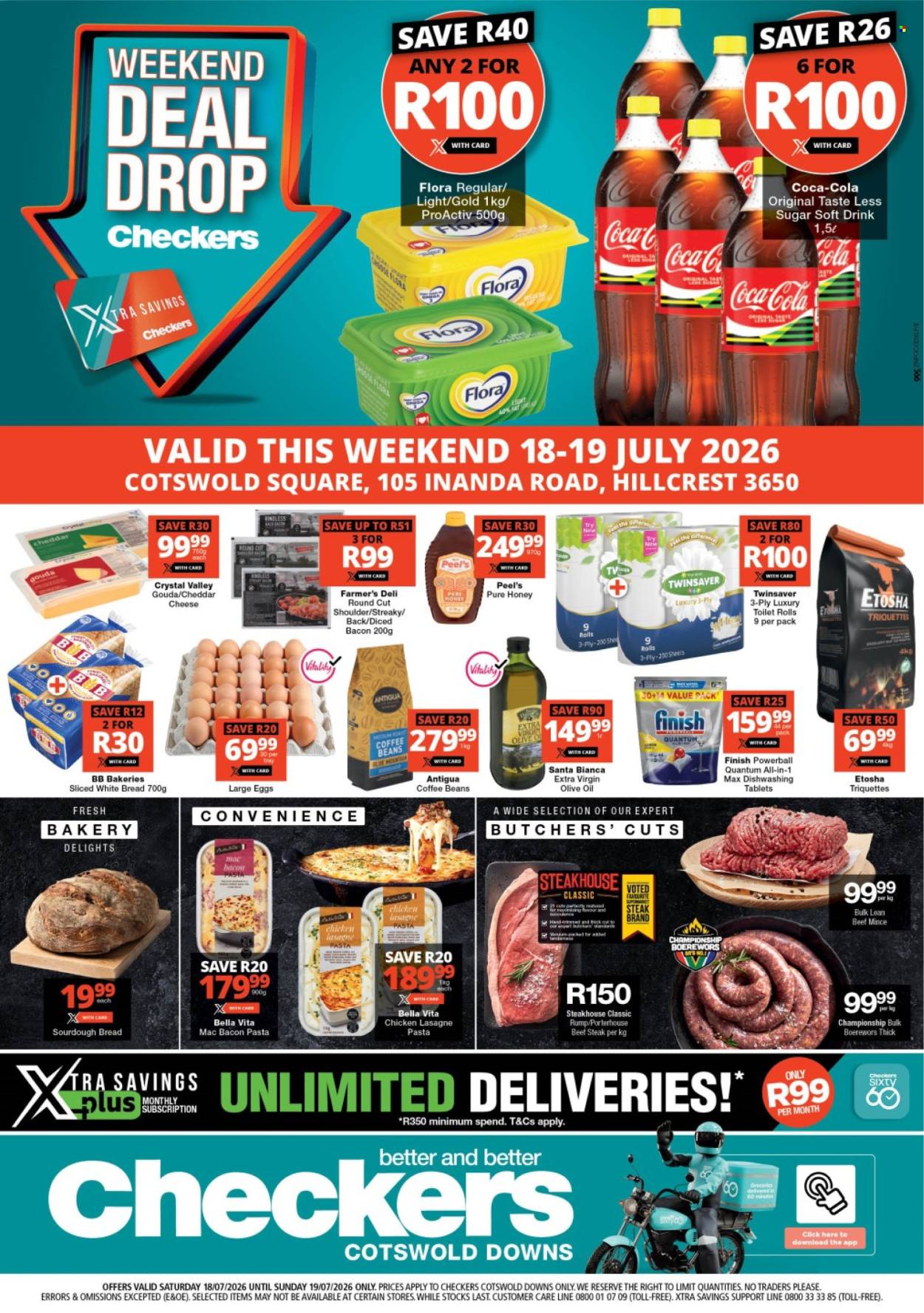 Checkers specials - 18/07/2026 - 19/07/2026. Page 1