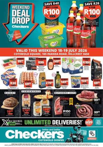 Checkers catalogue  - 18/07/2026 - 19/07/2026.