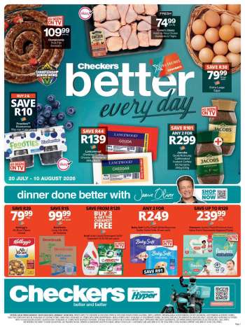 Checkers catalogue  - 20/07/2026 - 10/08/2026.