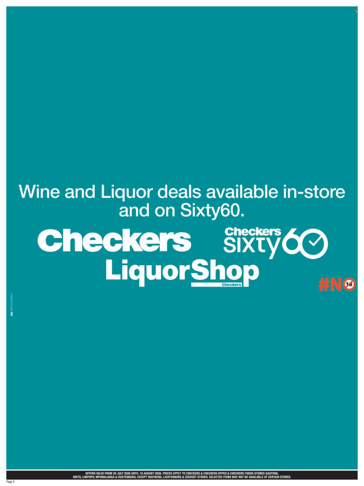 Checkers specials - 20/07/2026 - 10/08/2026. Page 4