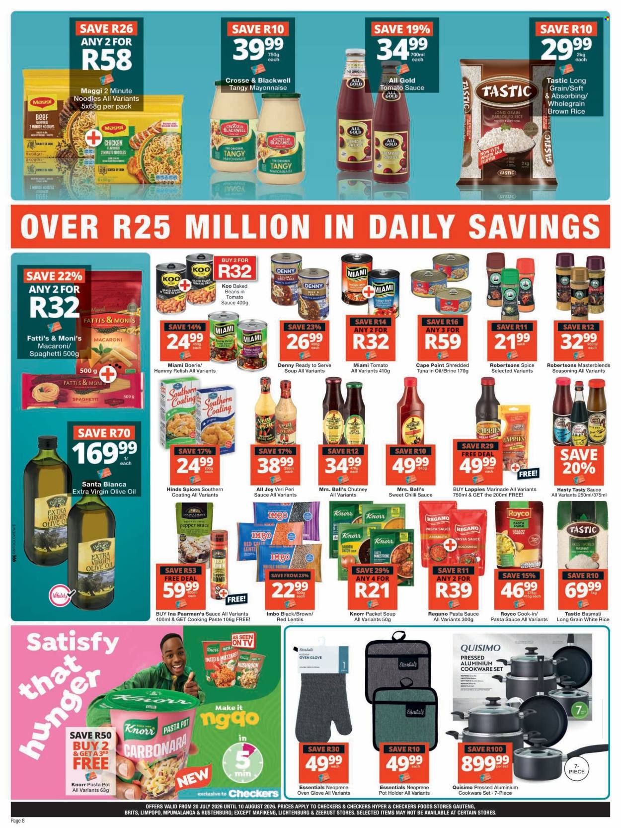 Checkers specials - 20/07/2026 - 10/08/2026. Page 8
