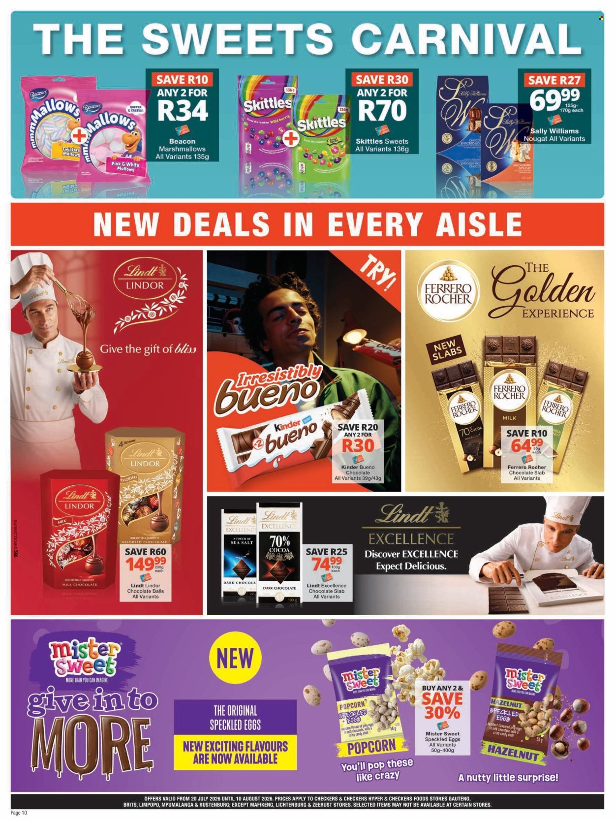 Checkers specials - 20/07/2026 - 10/08/2026. Page 10