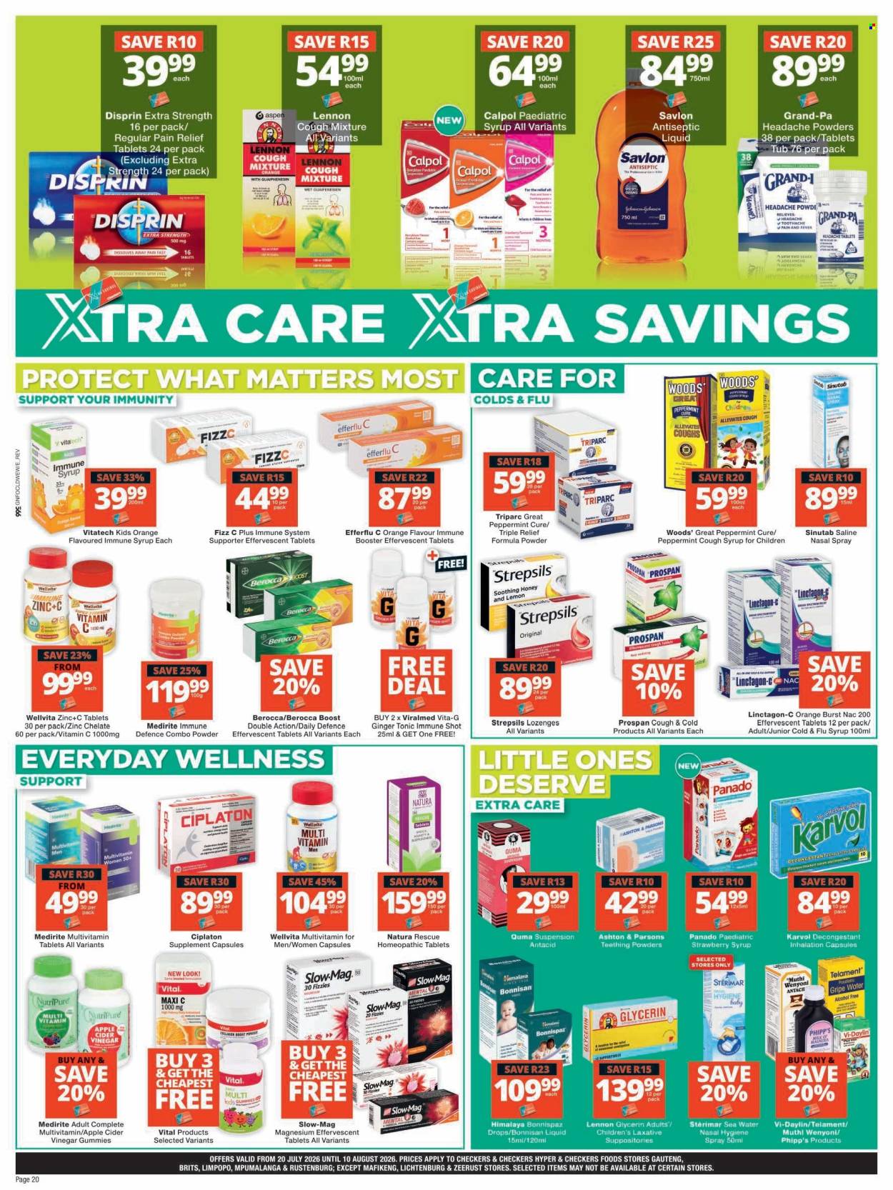 Checkers specials - 20/07/2026 - 10/08/2026. Page 20