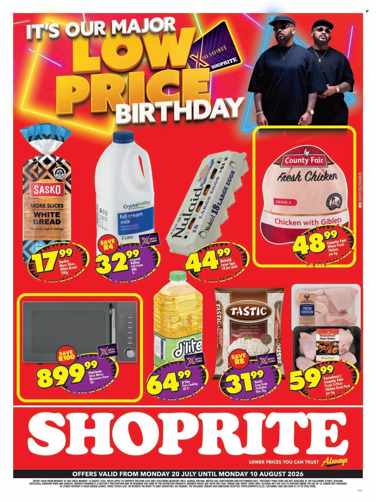 Shoprite specials - 20/07/2026 - 10/08/2026. Page 1