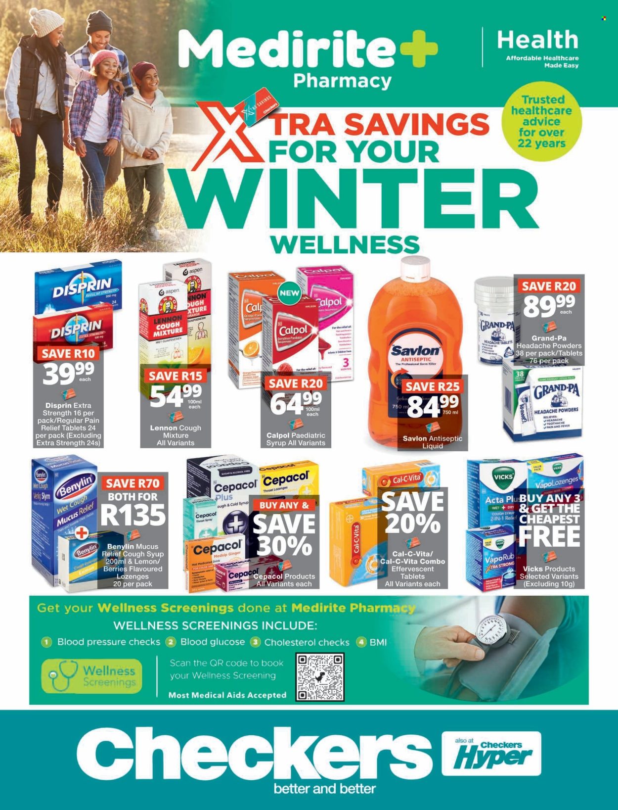 Checkers specials - 20/07/2026 - 10/08/2026. Page 1
