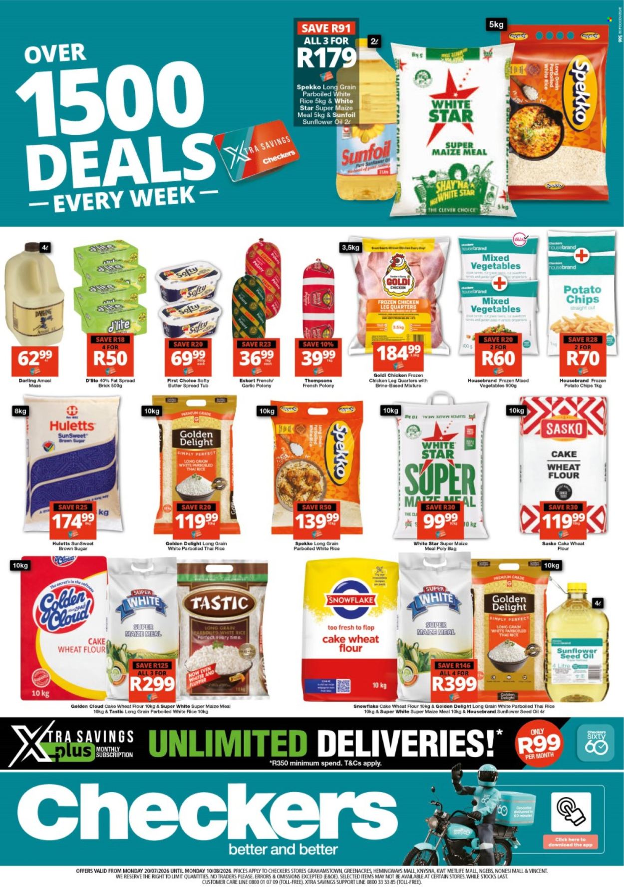 Checkers specials - 20/07/2026 - 10/08/2026. Page 1