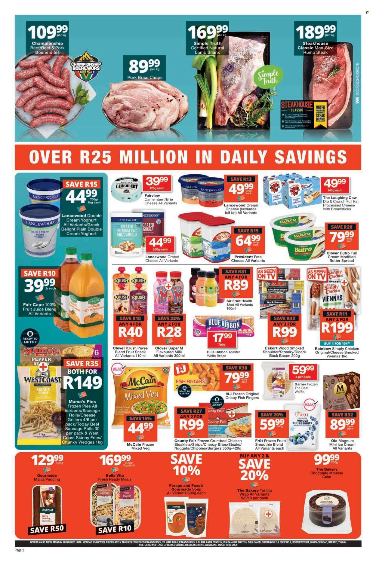 Checkers specials - 20/07/2026 - 10/08/2026. Page 2