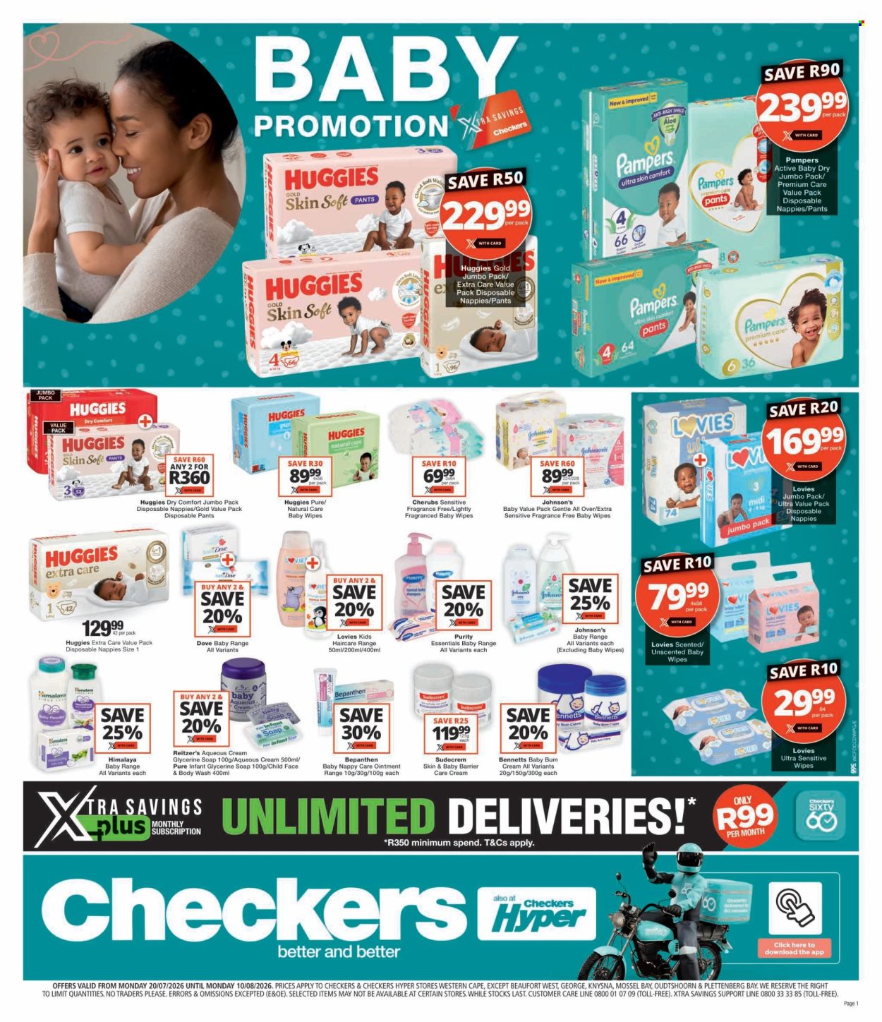 Checkers specials - 20/07/2026 - 10/08/2026. Page 1