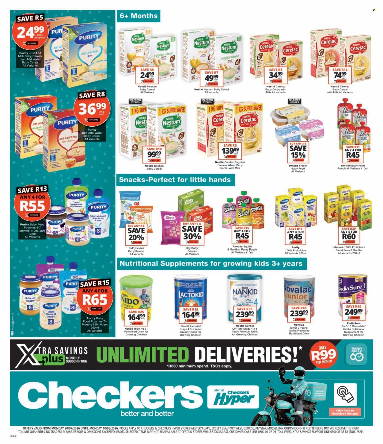 Checkers specials - 20/07/2026 - 10/08/2026. Page 2