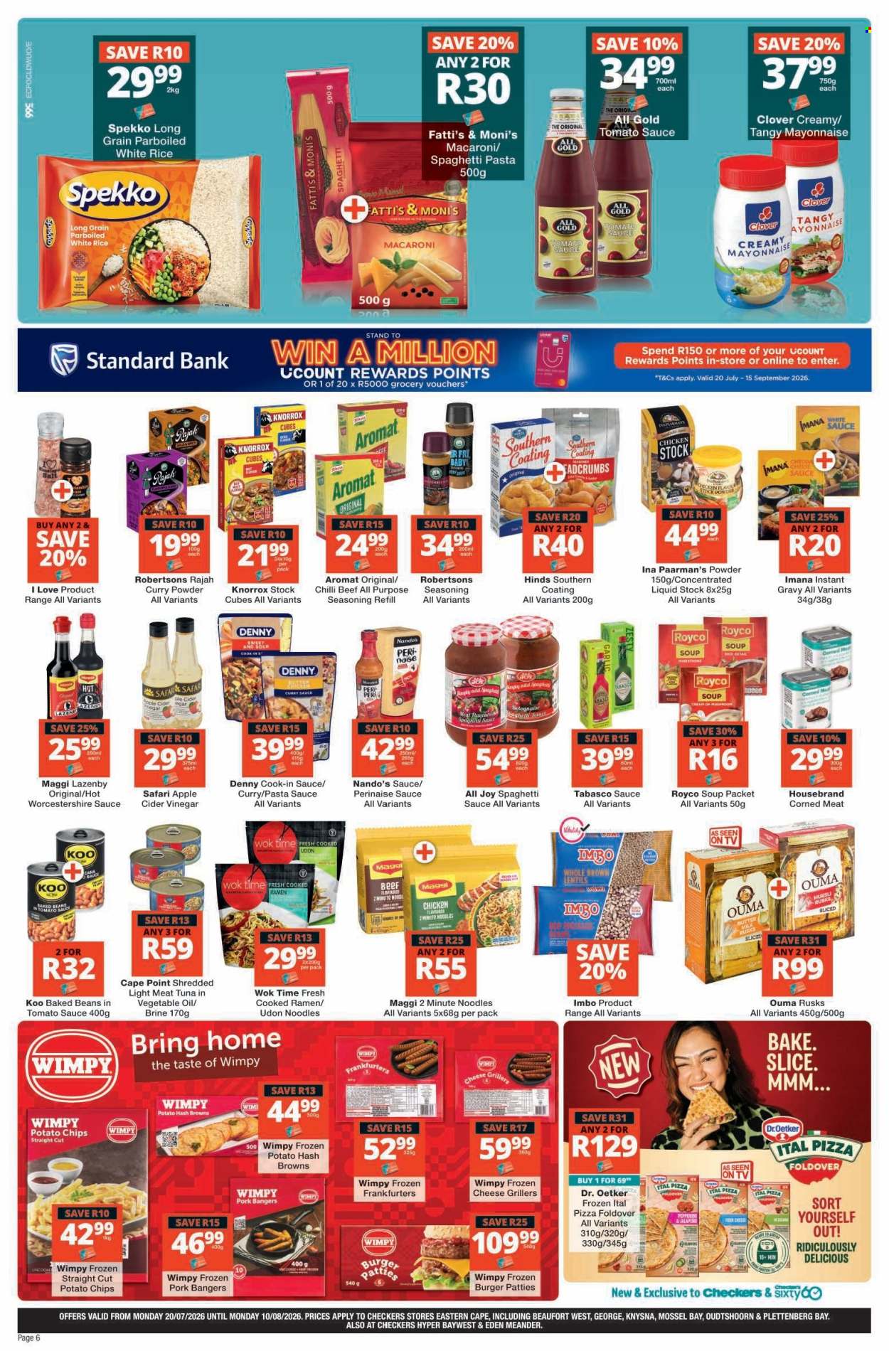 Checkers specials - 20/07/2026 - 10/08/2026. Page 6