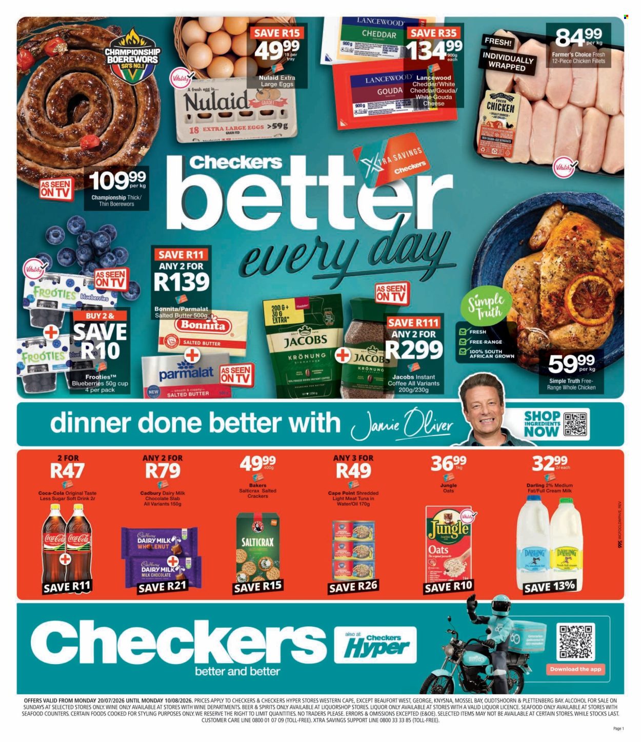 Checkers specials - 20/07/2026 - 10/08/2026. Page 1