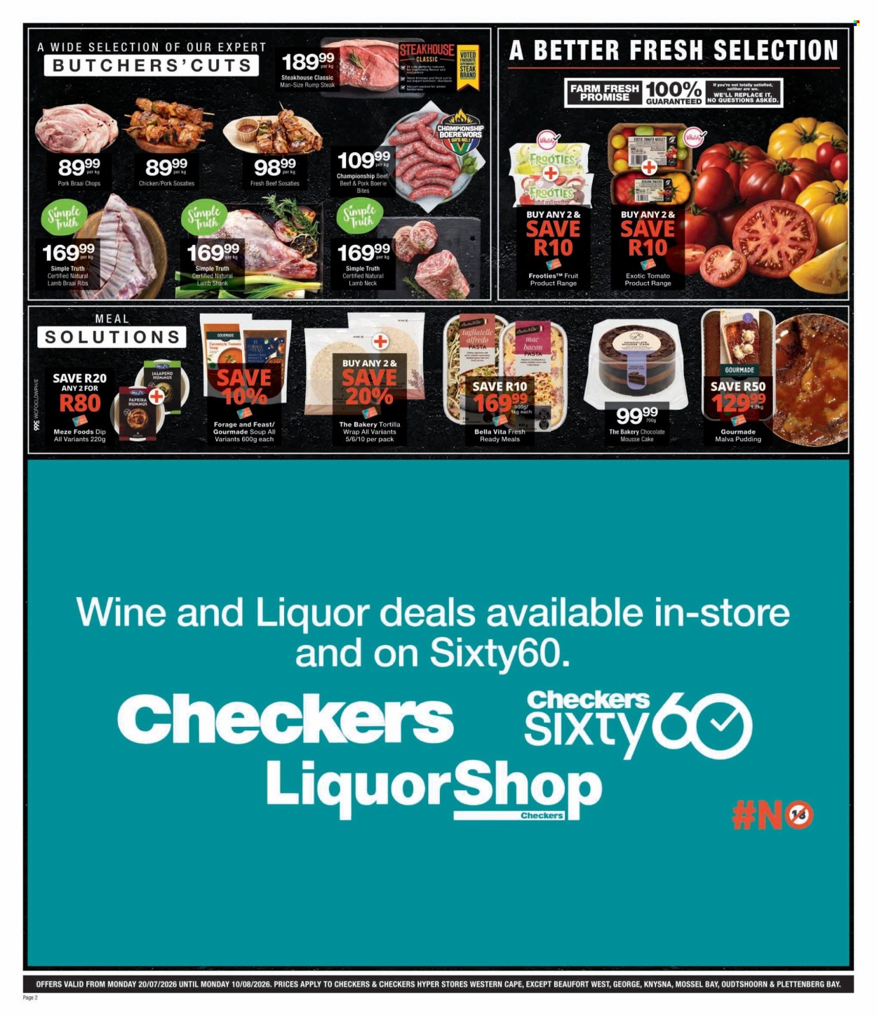 Checkers specials - 20/07/2026 - 10/08/2026. Page 2