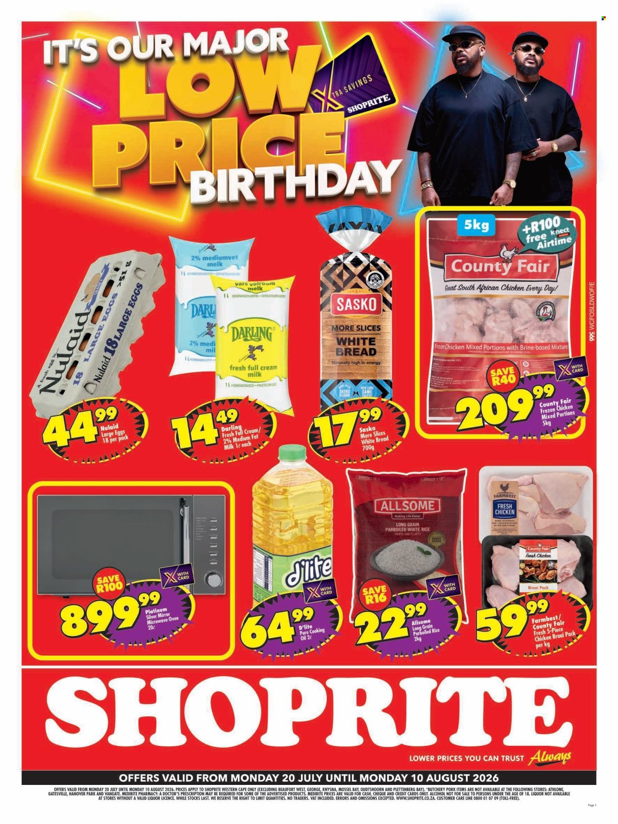 Shoprite specials - 20/07/2026 - 10/08/2026. Page 1