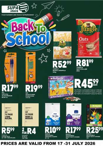 Supa Store catalogue  - 17/07/2026 - 31/07/2026.