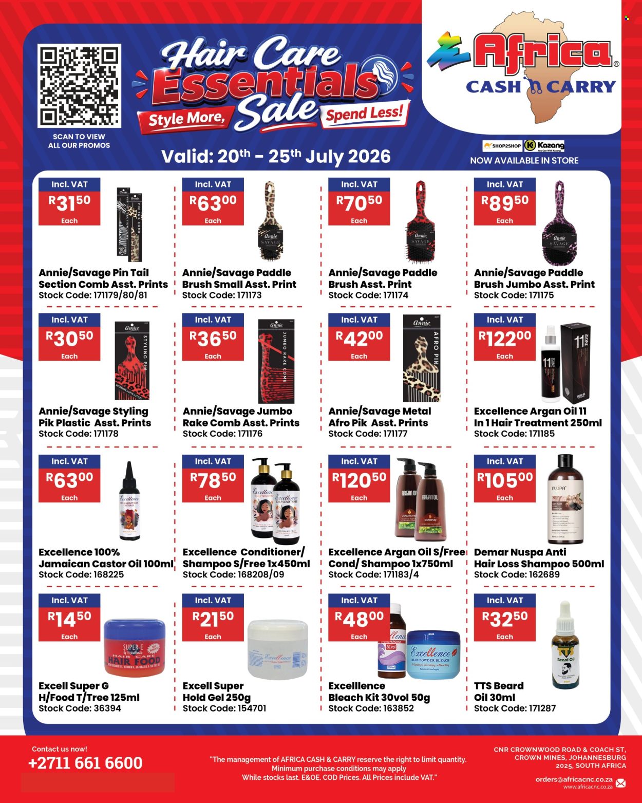Africa Cash & Carry specials - 20/07/2026 - 25/07/2026. Page 1